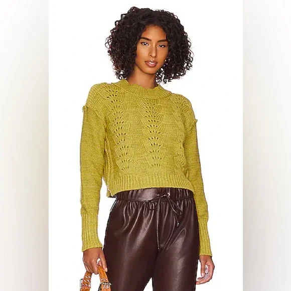 Free People Bell Song Pullover Sweater, Size XL
Chartreuse EUC - Picture 1 of 7